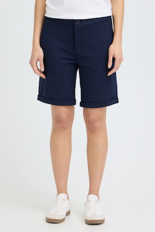 Fransa Regular Hose in Blau: Vorderseite