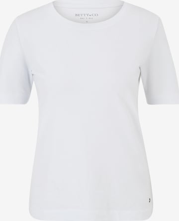 T-shirt Betty & Co en blanc : devant