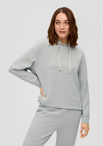 s.Oliver - Sweatshirt em cinzento: frente