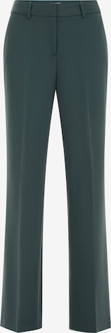 WE FashionWide Leg/ Široke nogavice Hlače na crtu - zelena boja: prednji dio