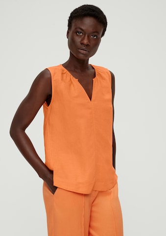 s.Oliver BLACK LABEL Blouse in Oranje: voorkant