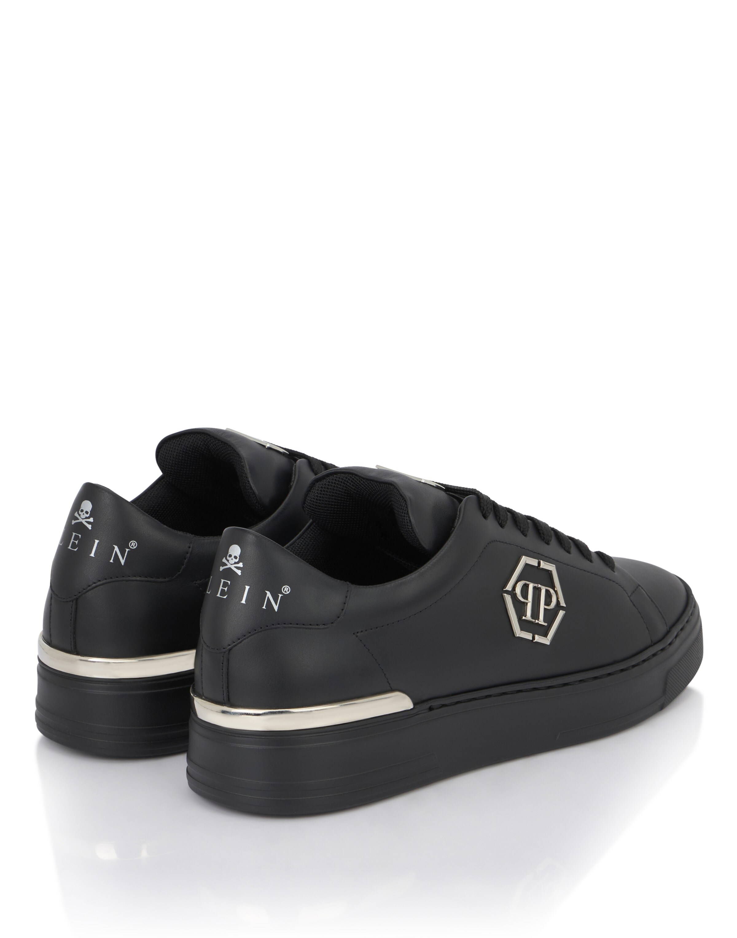 Philipp Plein Platform trainers 'Hexagon' in Black