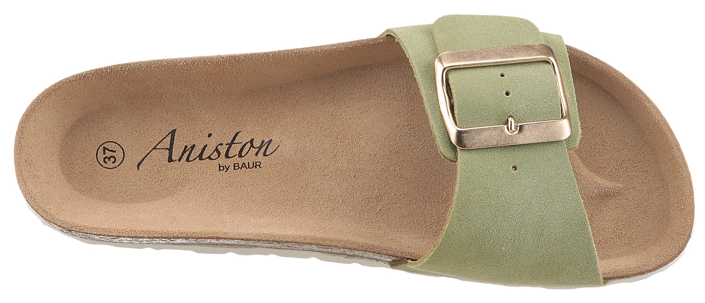 Aniston Mules in Green