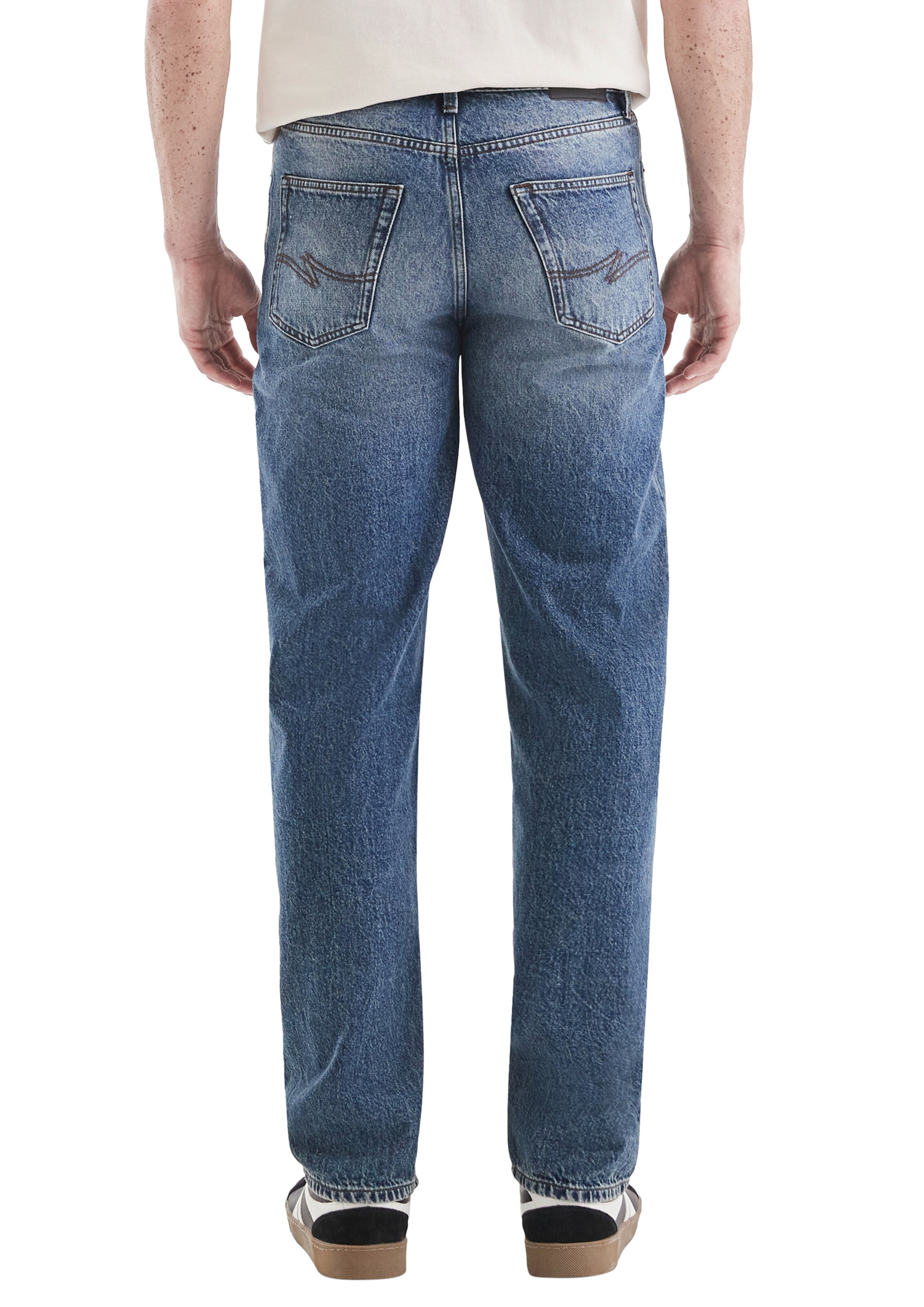 QS Loosefit Jeans in Blauw