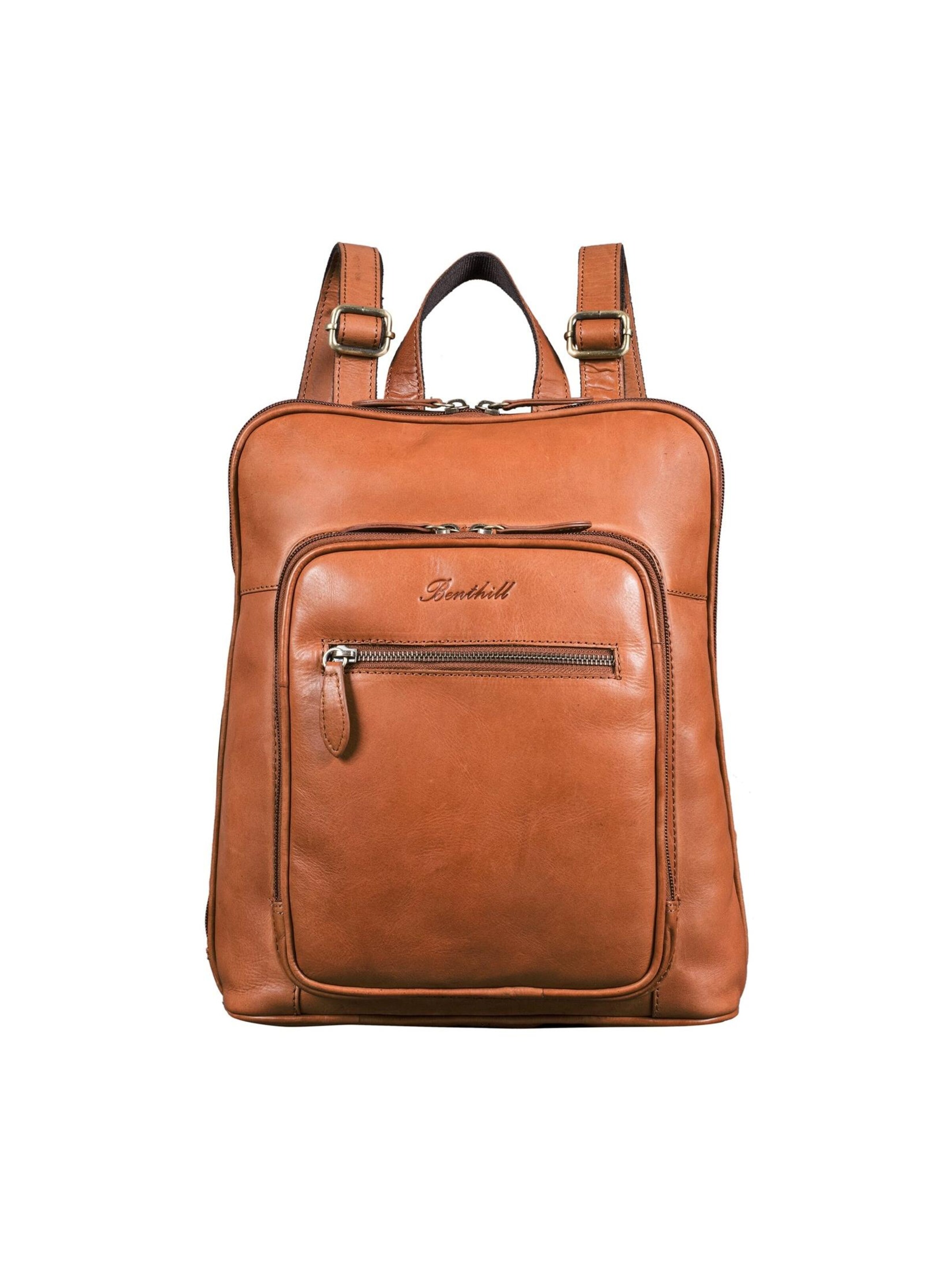 Benthill Backpack in Brown: front