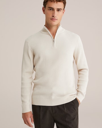 WE Fashion - Jersey en beige: frente
