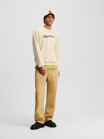 KARL LAGERFELD JEANS Свитшот в Бежевый