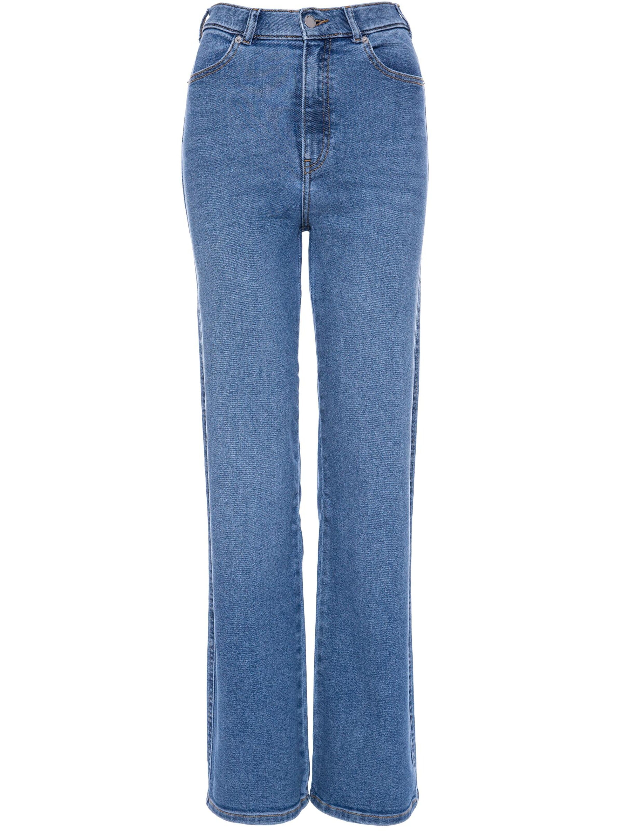 Dr. Denim Jeans 'Moxy High Straight Jeans' in Blue: front