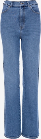 Dr. Denim Jeans 'Moxy High Straight Jeans' in Blauw: voorkant