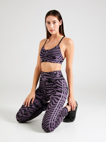 ADIDAS PERFORMANCE Skinny Workout Pants 'Opme TI' in Purple