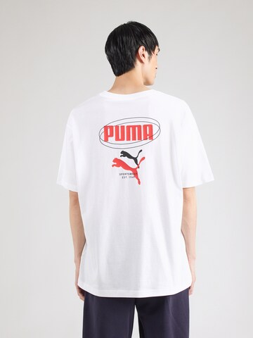 PUMA Funktionsshirt 'Ess' in Weiß: Vorderseite