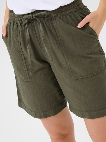 Loosefit Pantaloni 'Naya Liah' di Kaffe in verde