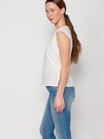 KOROSHI Blouse in White