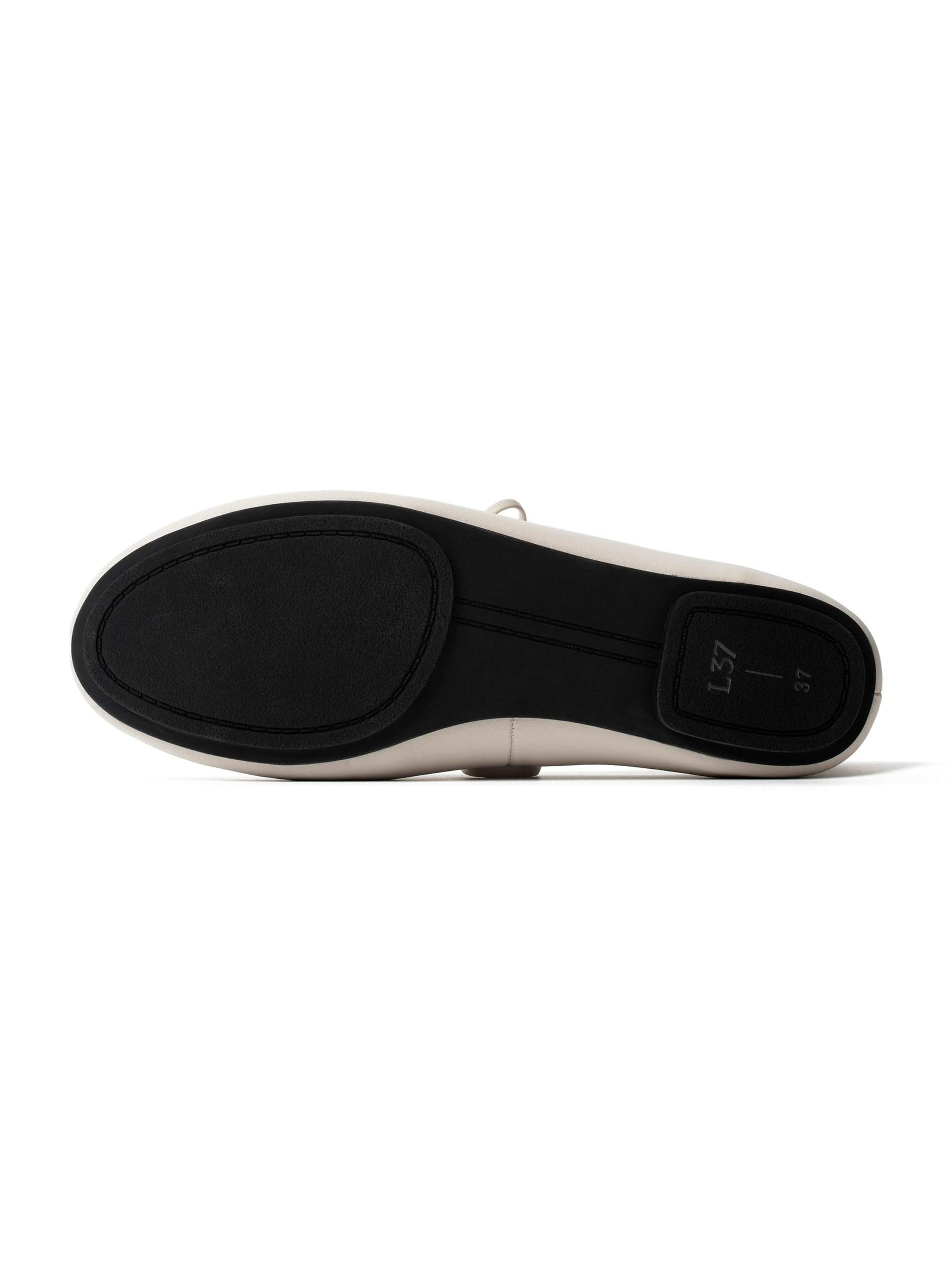 L37 HANDMADE SHOES Veterschoen 'A SLOW DANCE AWAY' in Wit