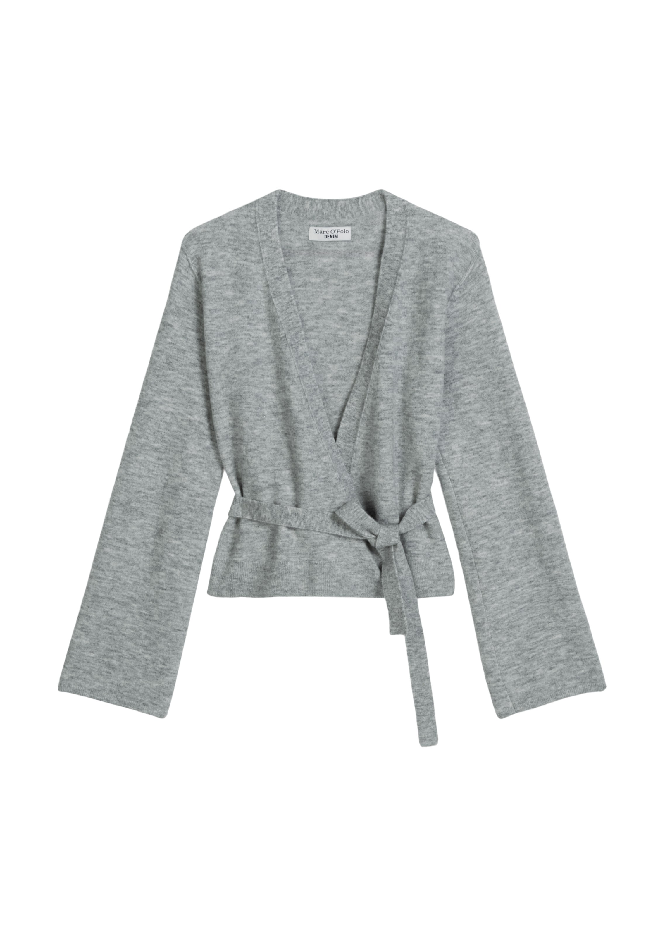 Marc O'Polo DENIM Strickjacke in Grau: Vorderseite