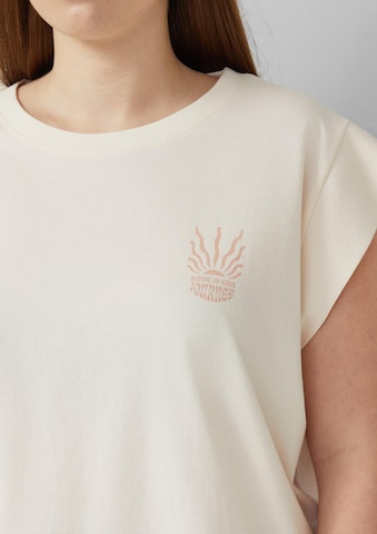 T-shirt QS en beige