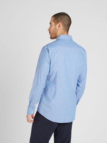 Coupe slim Chemise 'HANK' BOSS en bleu