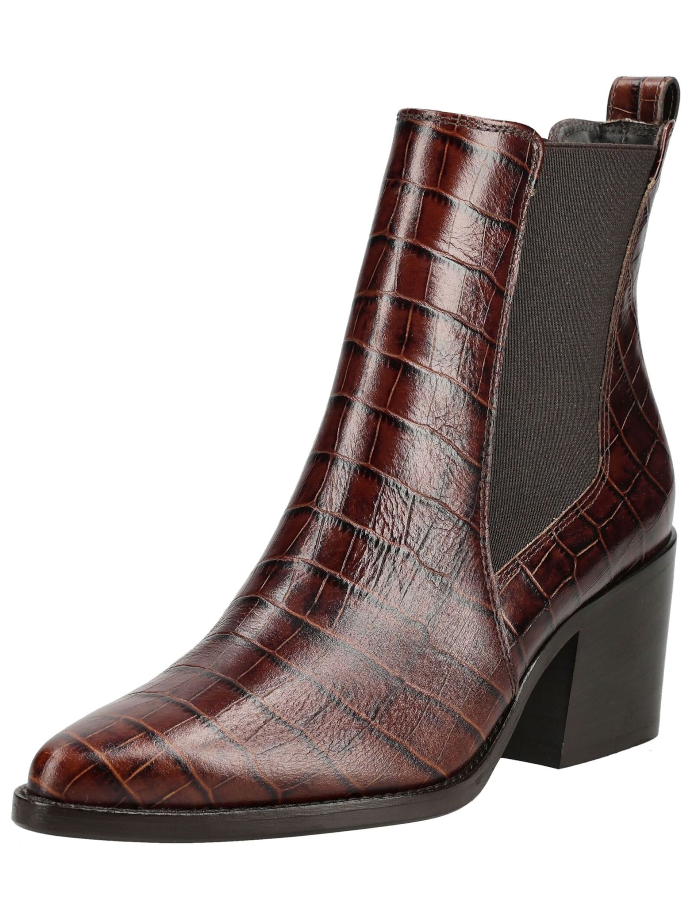 Chelsea Boots Paul Green en marron : devant