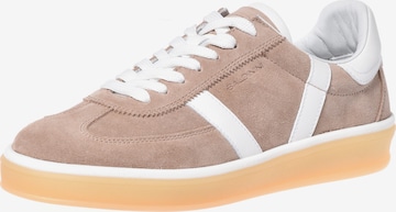 Baskets basses BALDININI en beige : devant