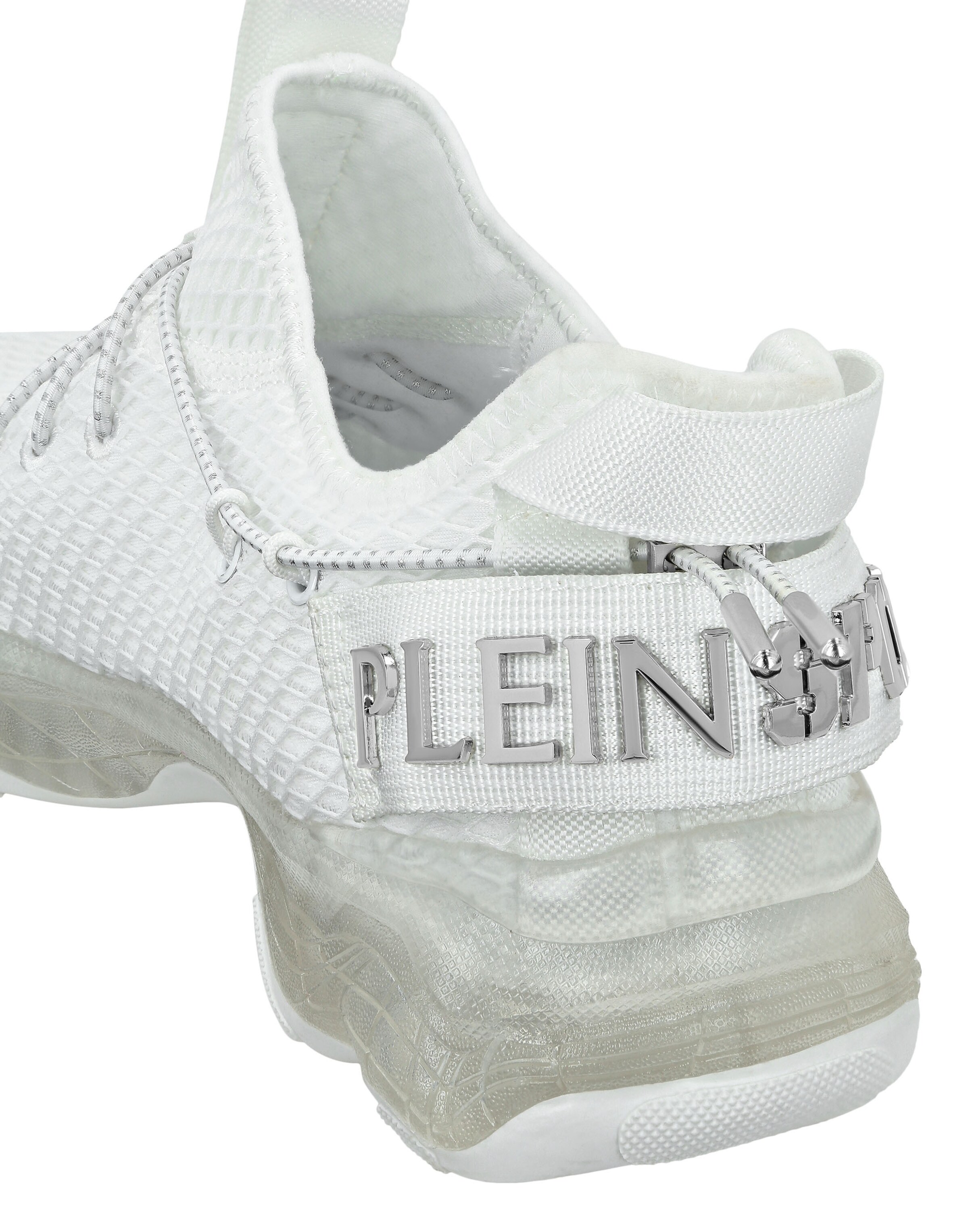 Sneaker bassa 'Tiger Attack' di Plein Sport in bianco