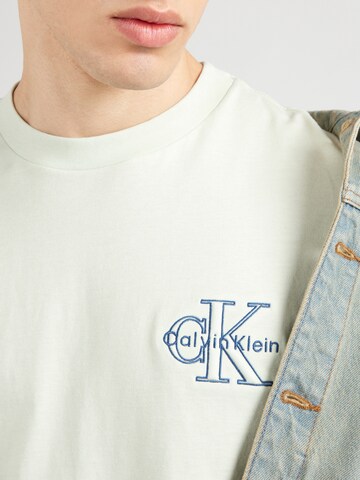 žalia Calvin Klein Jeans Marškinėliai