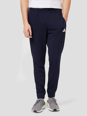 ADIDAS SPORTSWEAR - Fato de treino 'Basic 3-Stripes French Terry' em azul