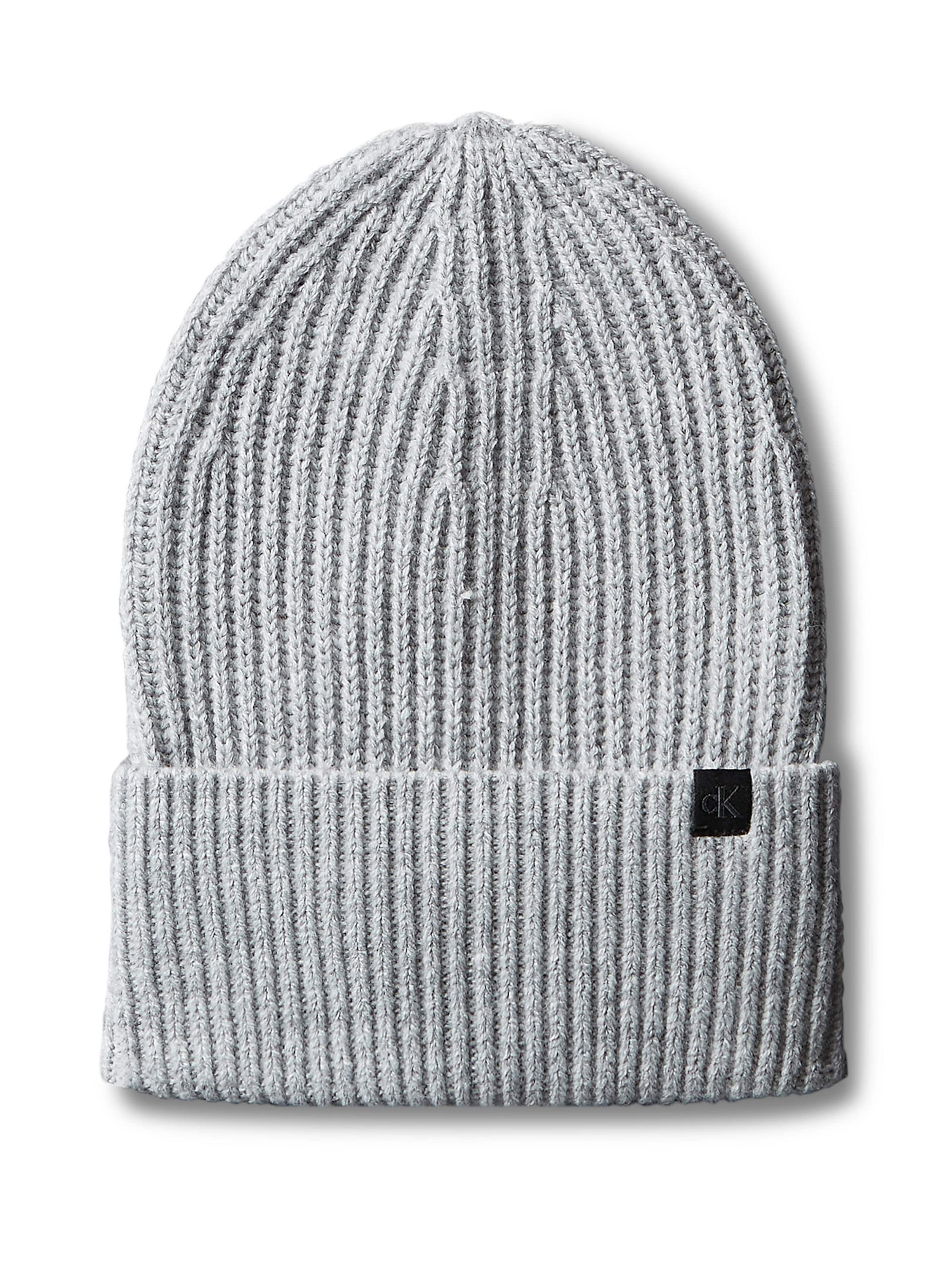 Bonnet Calvin Klein en gris : devant