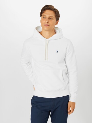 Coupe regular Sweat-shirt Polo Ralph Lauren en blanc : devant