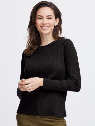 Fransa Shirt 'Amanza' in Black: front