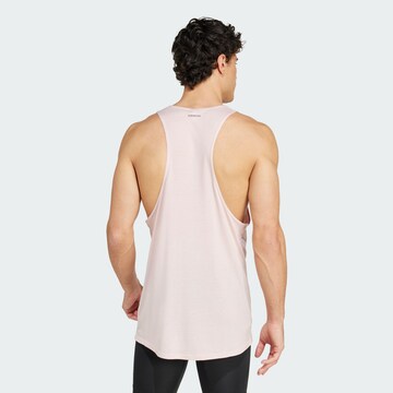 ADIDAS PERFORMANCE Functioneel shirt 'Workout Stringer' in Roze