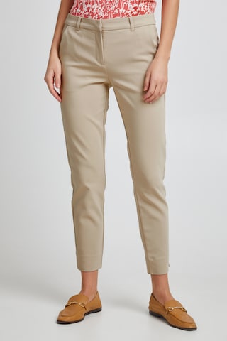 Fransa Chino Pants in Beige: front