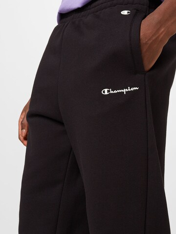 Champion Authentic Athletic Apparel Tapered Sports trousers in Black