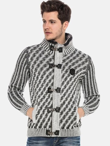 CIPO & BAXX Gebreid vest in Grijs