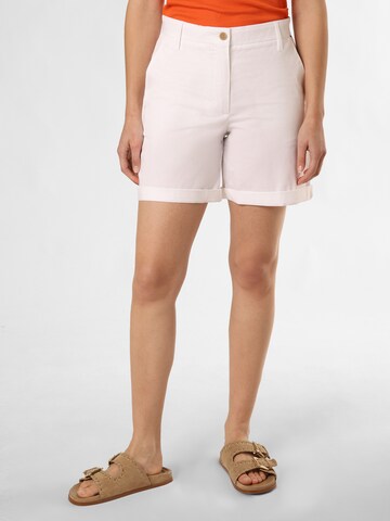 TOMMY HILFIGER Regular Pants in White: front