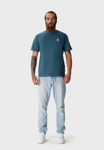 Oldskull T-Shirt 'Asian Flavour Club Umami Graphic' in Blau