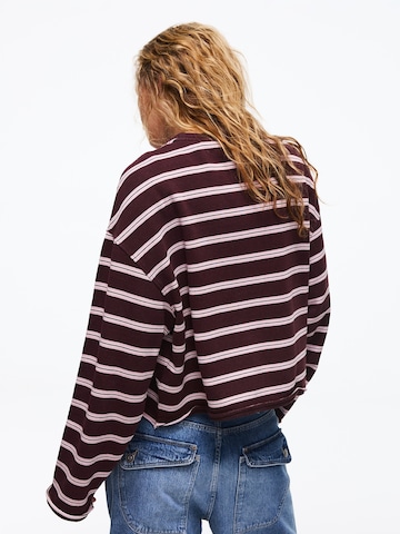 Bershka Mikina - Červená