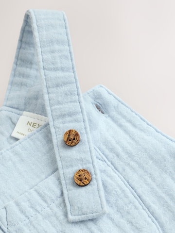 NextLoosefit Hlače s tregerima - plava boja