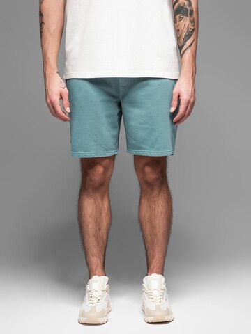 Ombre Trousers in Green: front