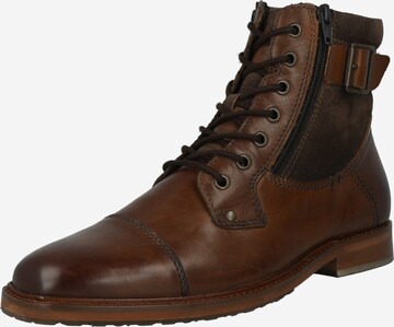 ALDO Boots med snörning 'CONSTANTINE' i brun: framsida
