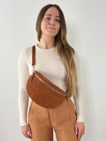 Sacs banane 'VALENTINA large' lePelou en marron