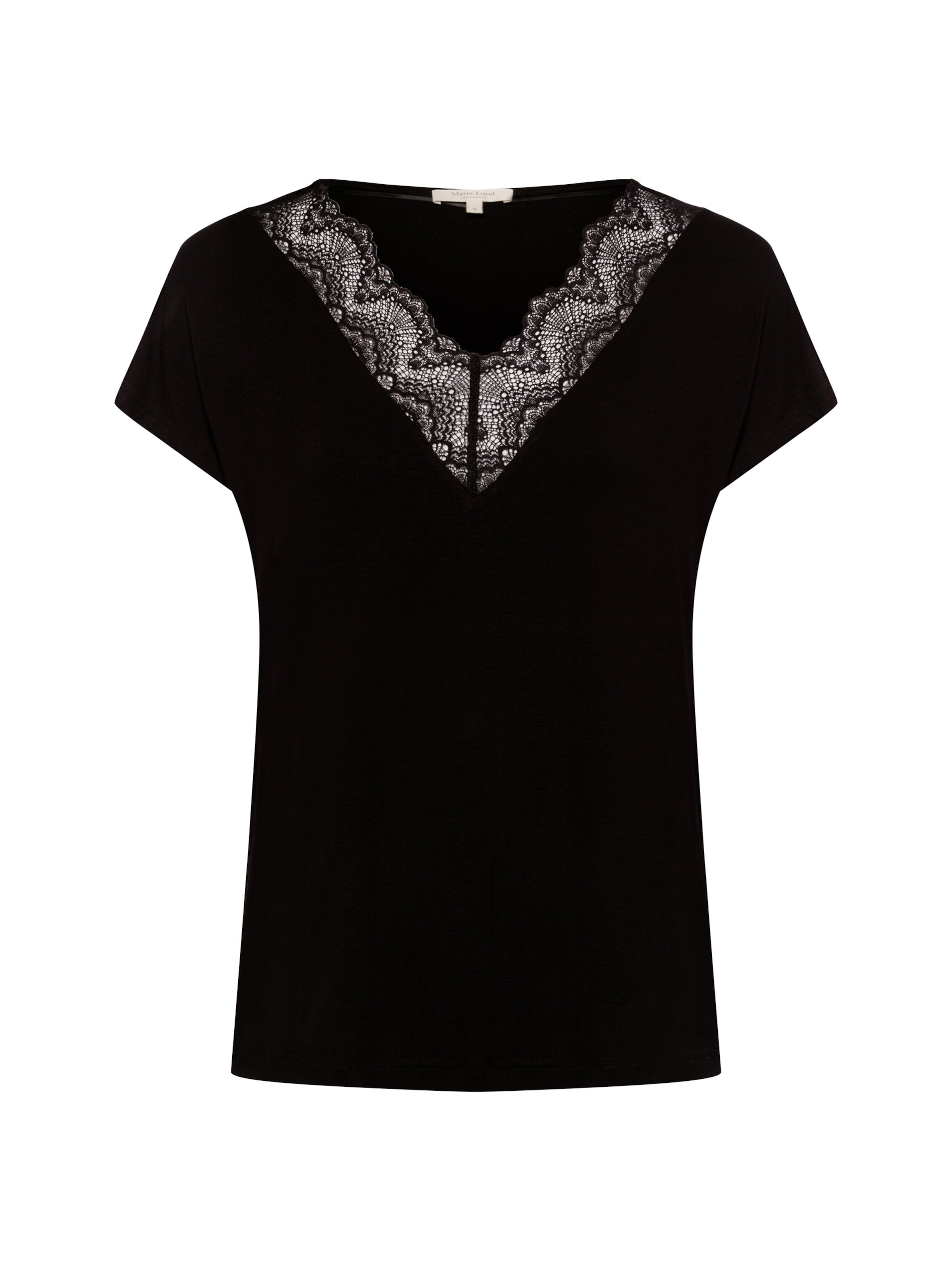 Marie Lund Pajama Shirt in Black: front