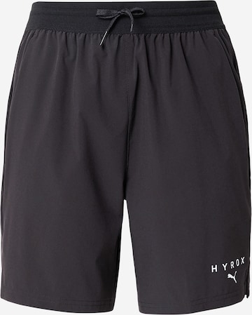 PUMA Regular Urheiluhousut 'PUMA x HYROX' värissä musta: etupuoli