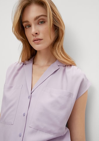 COMMA Bluse in Lila