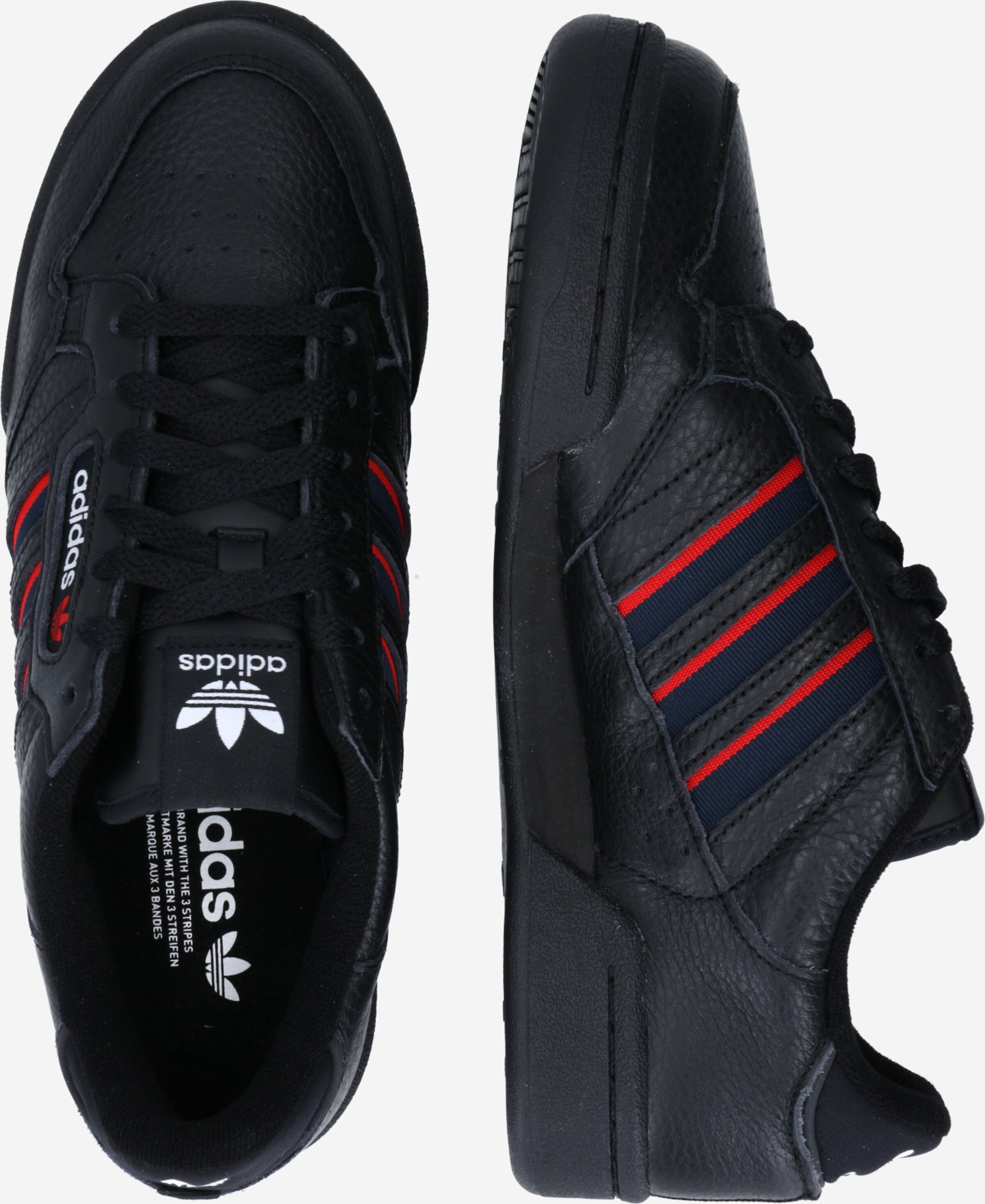 Adidas continental 80 rojas 2025