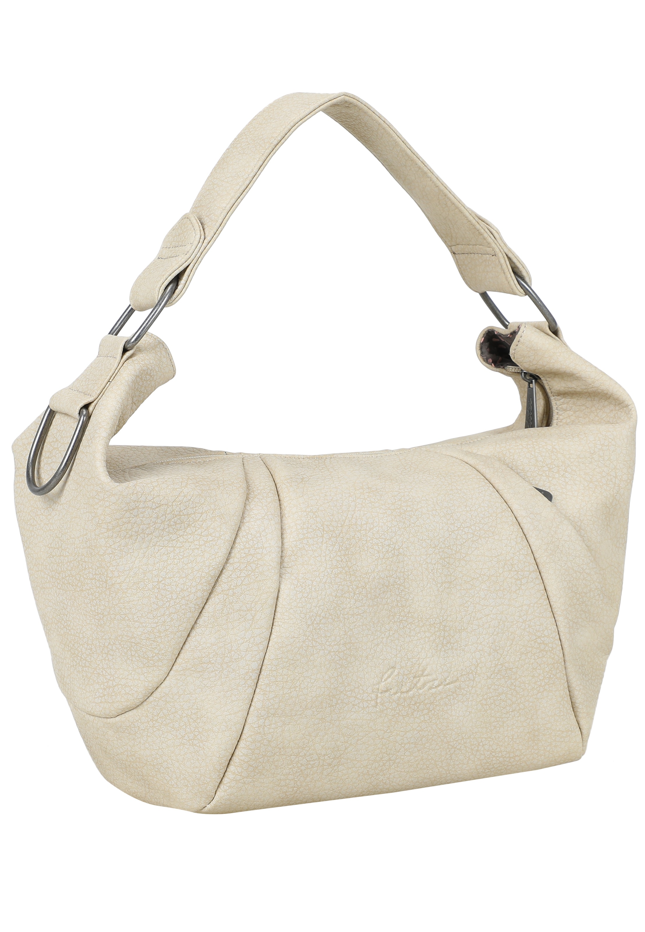 Borsa a mano 'Croissant Hobo' di Fritzi aus Preußen in bianco