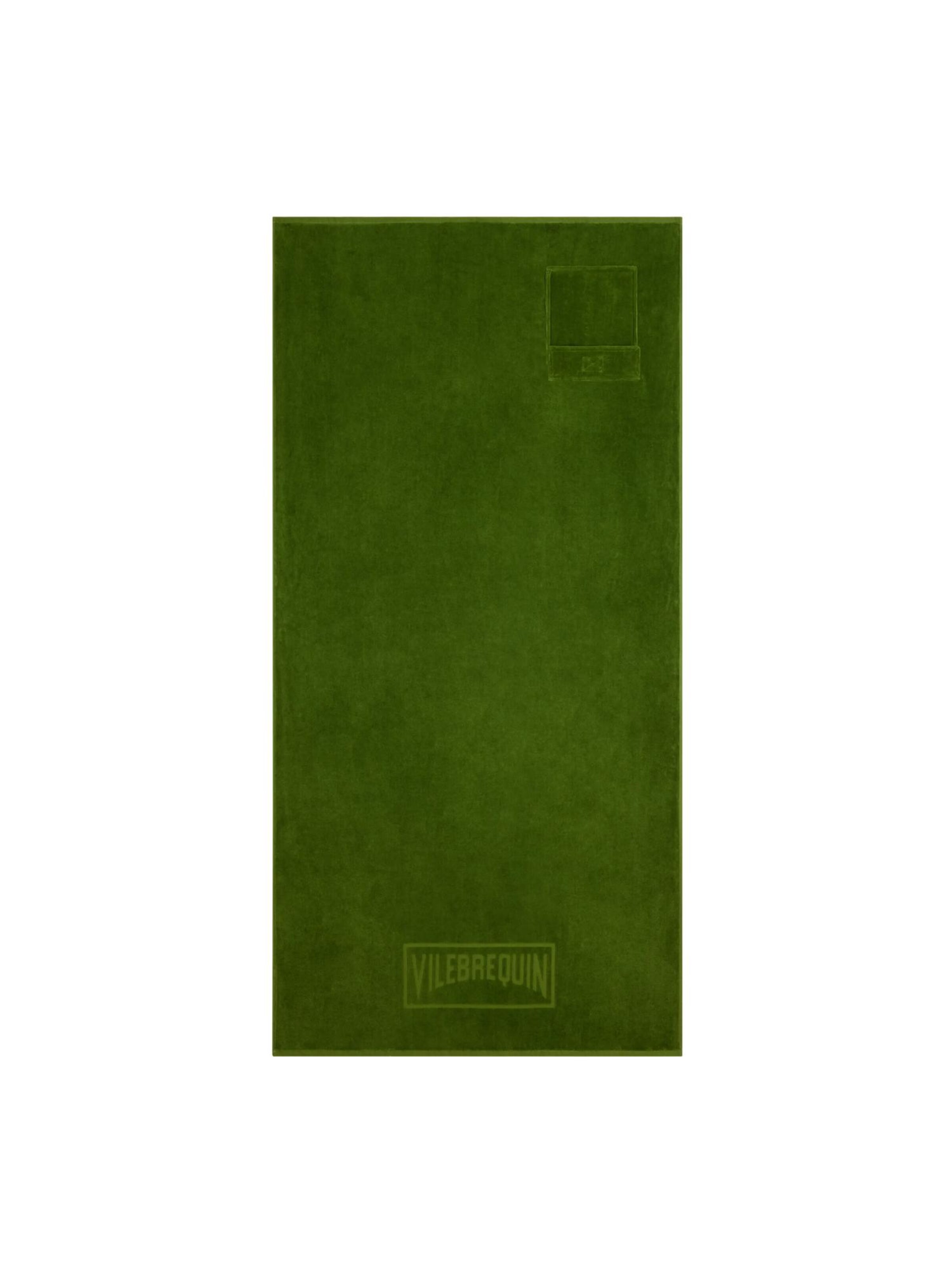 Asciugamano di Vilebrequin in verde: frontale