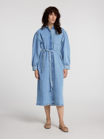 SELECTED Kleid in Blau: Vorderseite