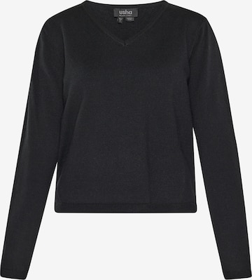 Pullover di usha BLACK LABEL in nero: frontale