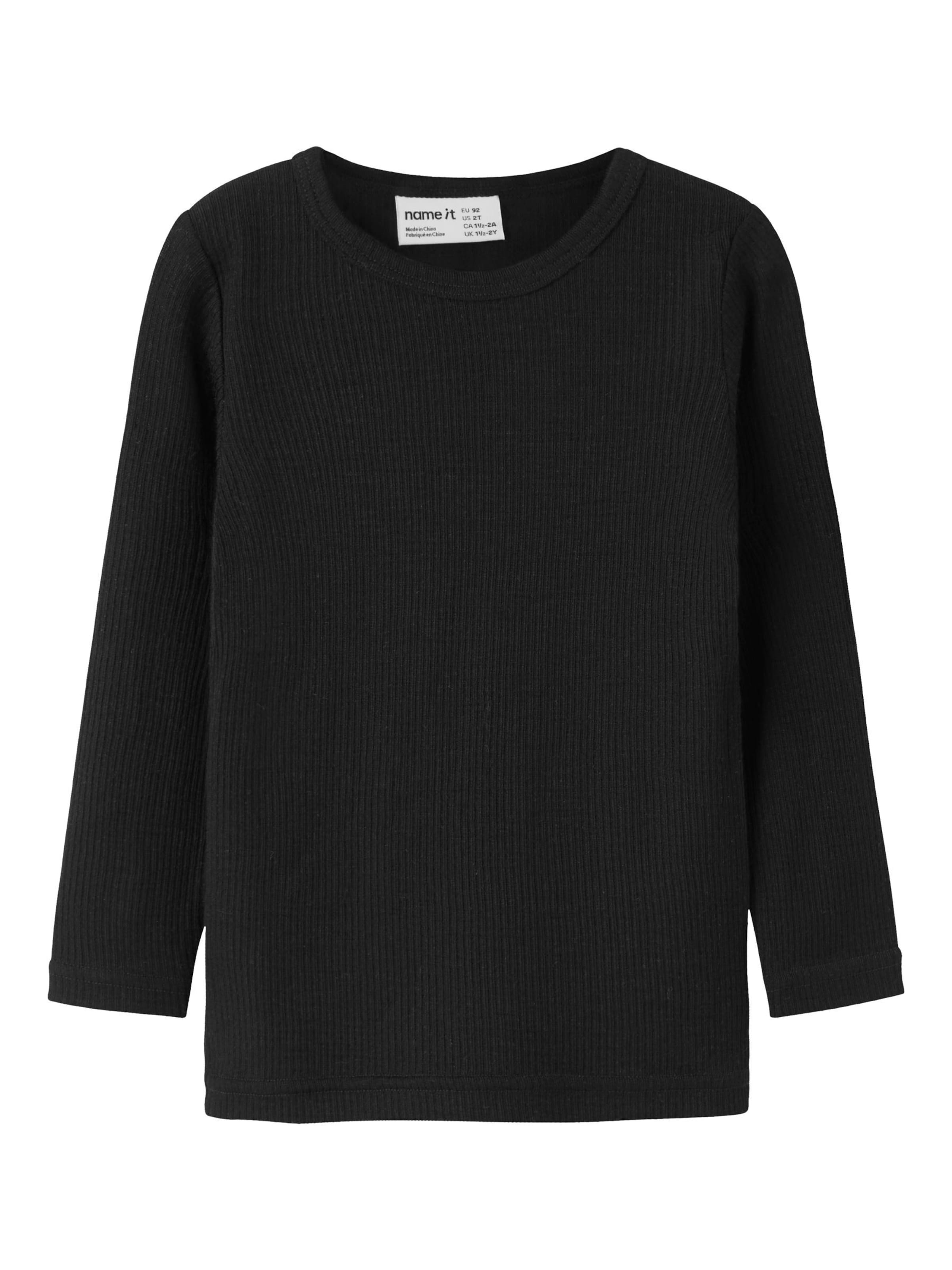 NAME IT Shirt 'NMNWax' in Black: front