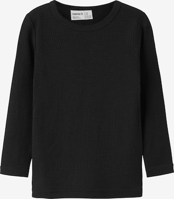 NAME IT Shirt 'NMNWax' in Black: front